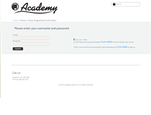 Tablet Screenshot of drivers.academybus.com
